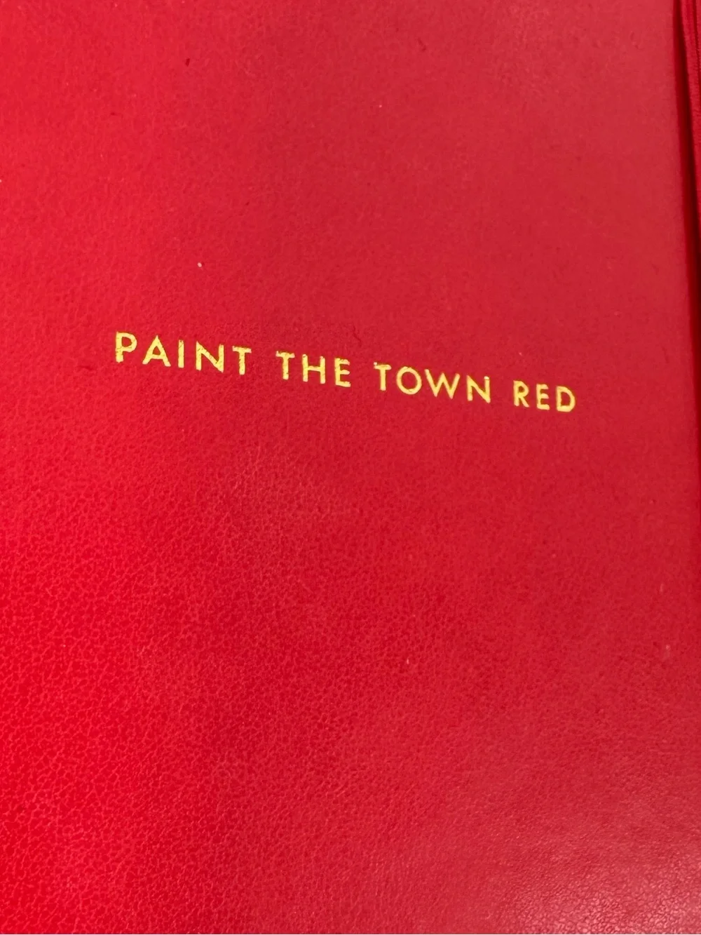 Kate Spade Take Note Lined Notebook Paint the Town Red Journal
